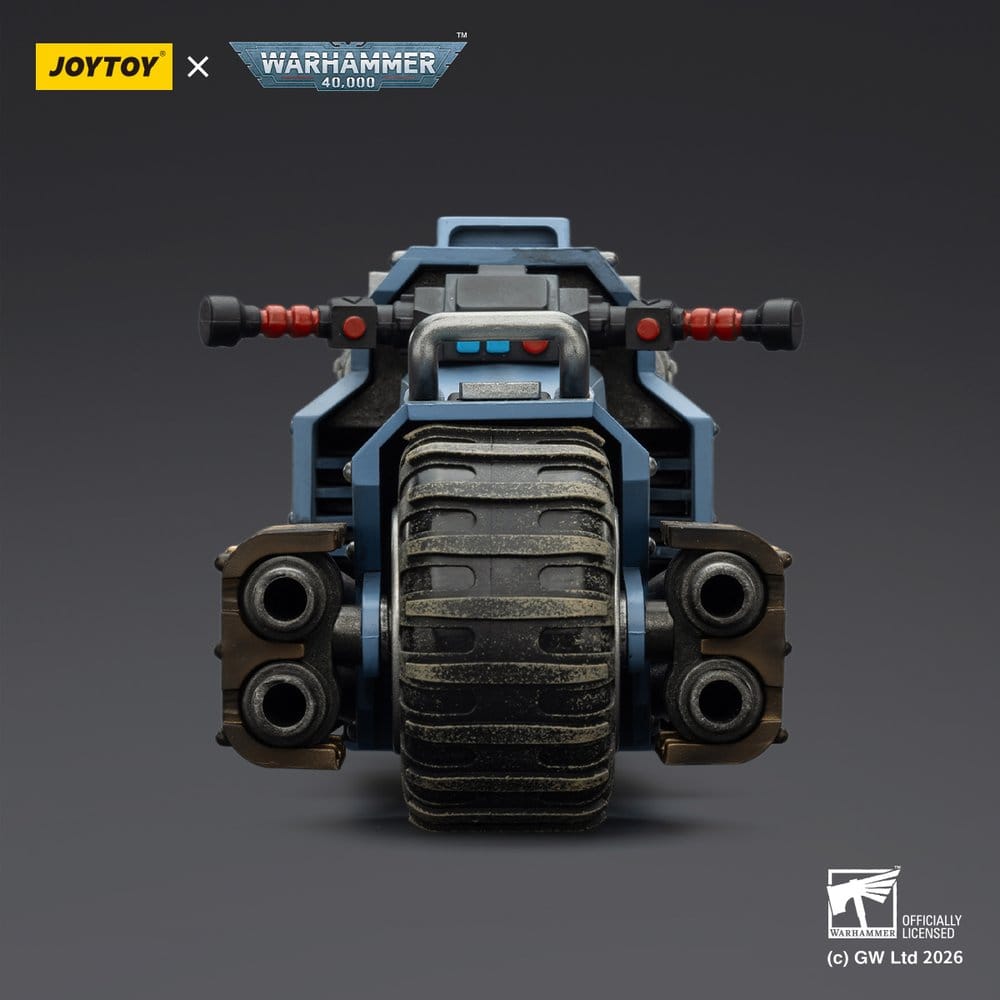 Warhammer 40,000 Raider-pattern Combat Bike Space Wolves with twin-linked bolt rifles 22 cm - Joy Toy Action Figures