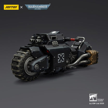 Warhammer 40,000 Raider-pattern Combat Bike Raven Guard with twin-linked bolt rifles 22 cm - Joy Toy Action Figures