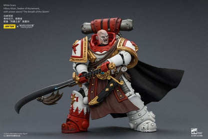 Warhammer The Horus Heresy Action Figure White Scars Hibou Khan, Seeker of Atonement 12 cm - Joy Toy Action Figures