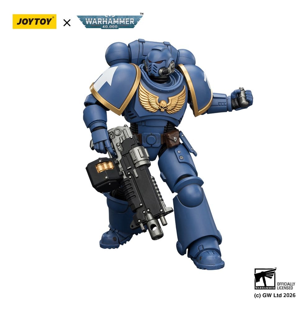 Warhammer 40,000 Action Figure Ultramarines Intercessor 12 cm - Joy Toy Action Figures