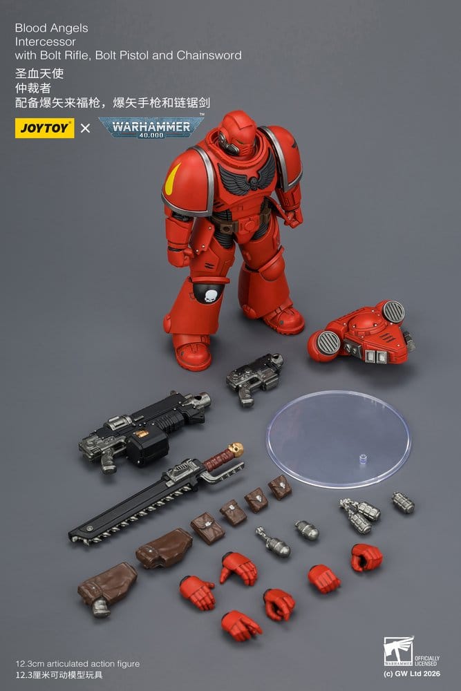 Warhammer 40,000 Action Figure Blood Angels Intercessor 12 cm - Joy Toy Action Figures