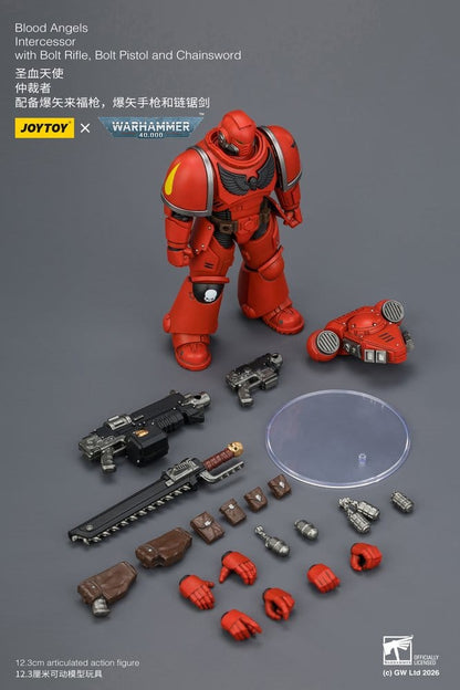 Warhammer 40,000 Action Figure Blood Angels Intercessor 12 cm - Joy Toy Action Figures