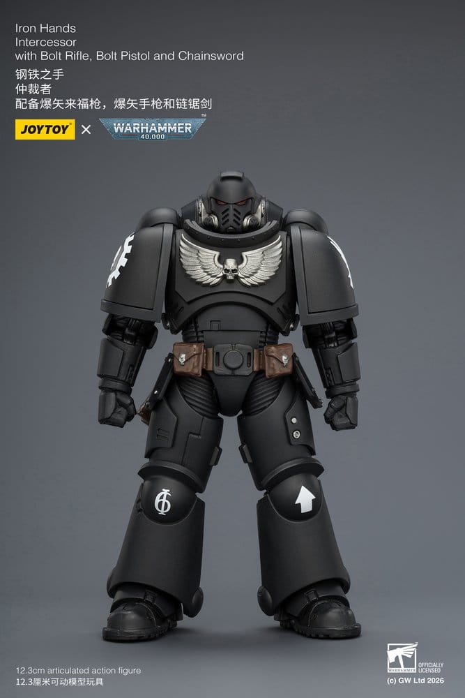 Warhammer 40,000 Action Figure Iron Hands Intercessor 12 cm - Joy Toy Action Figures