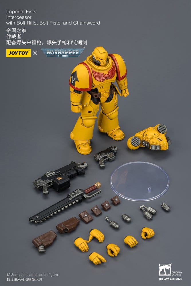 Warhammer 40,000 Action Figure Imperial Fists Intercessor 12 cm - Joy Toy Action Figures