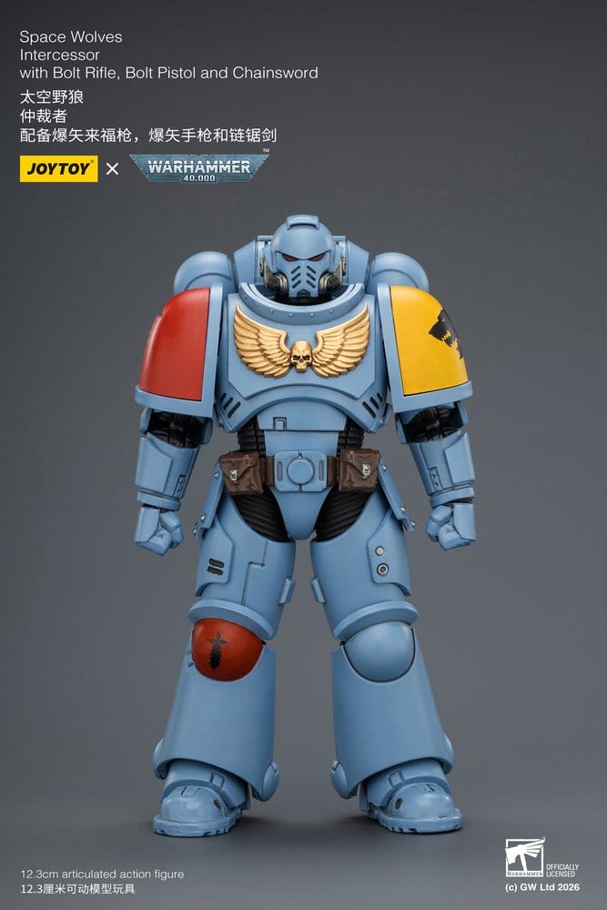 Warhammer 40,000 Action Figure Space Wolves Intercessor 12 cm - Joy Toy Action Figures