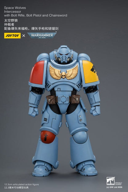 Warhammer 40,000 Action Figure Space Wolves Intercessor 12 cm - Joy Toy Action Figures
