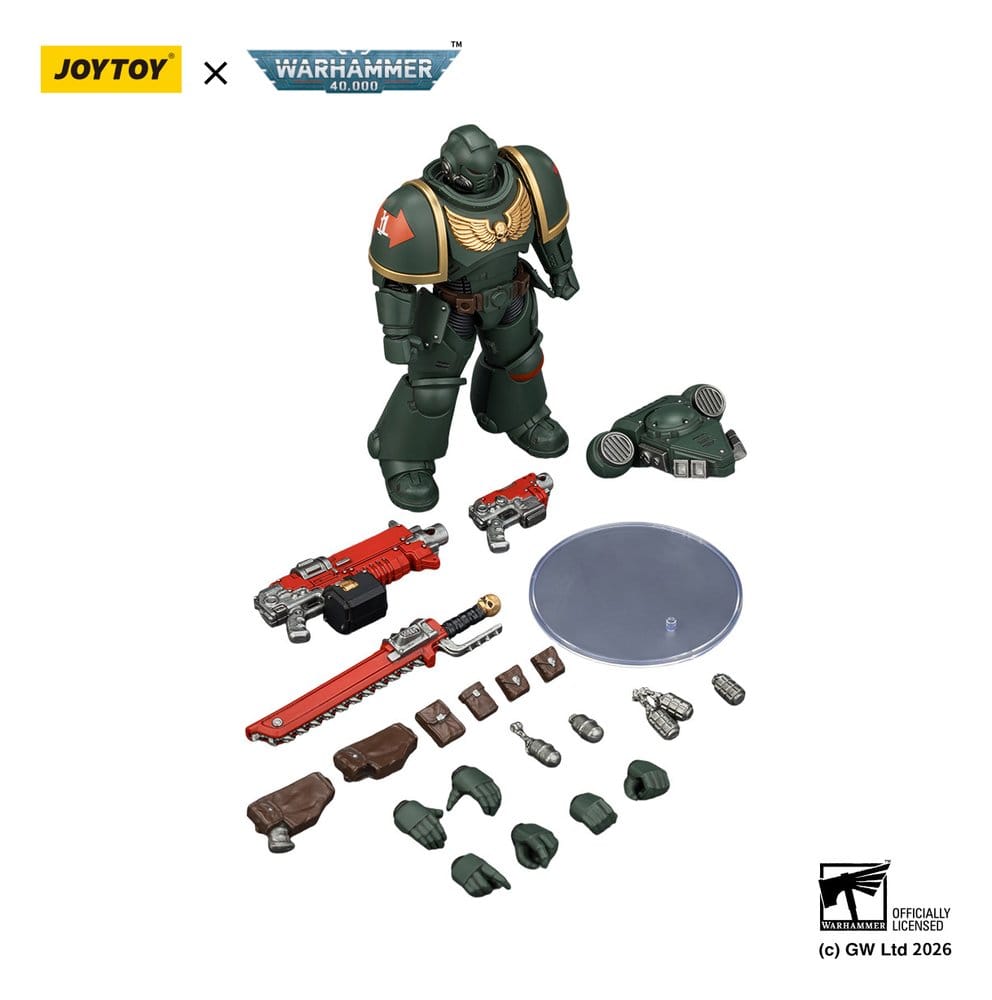 Warhammer 40,000 Action Figure Dark Angels Intercessor 12 cm - Joy Toy Action Figures