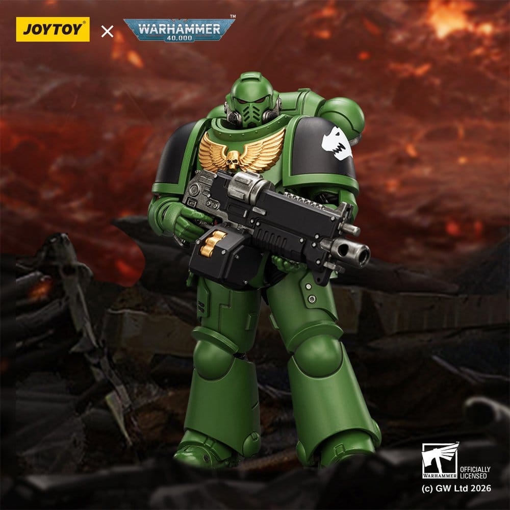 Warhammer 40,000 Action Figure Salamanders Intercessor 12 cm - Joy Toy Action Figures