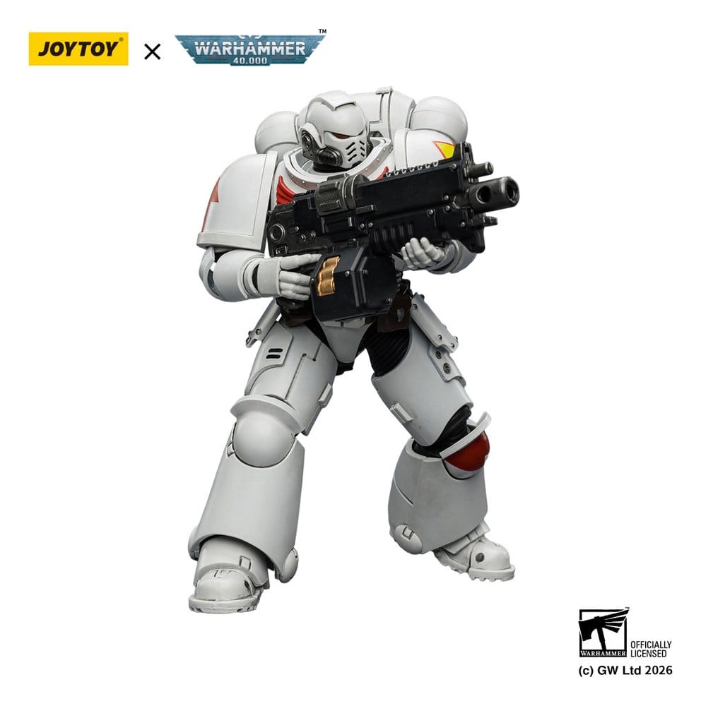 Warhammer 40,000 Action Figure White Scars Intercessor 12 cm - Joy Toy Action Figures
