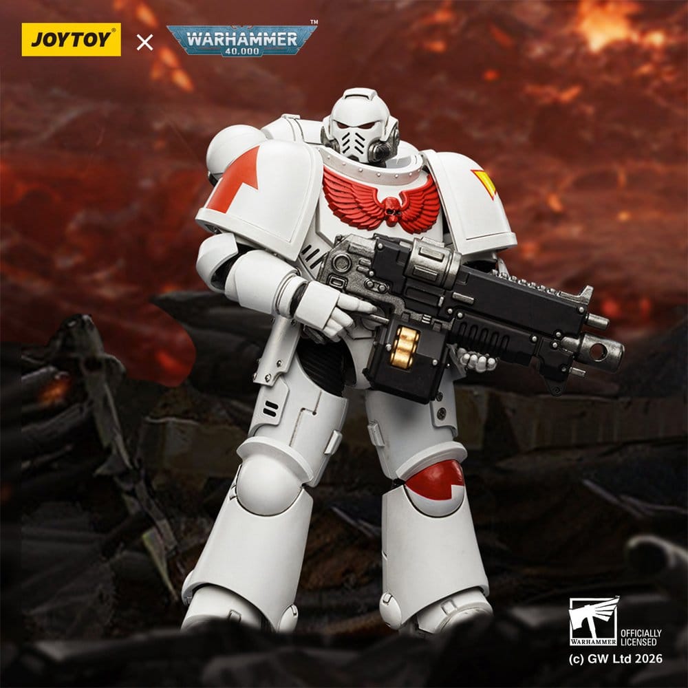 Warhammer 40,000 Action Figure White Scars Intercessor 12 cm - Joy Toy Action Figures