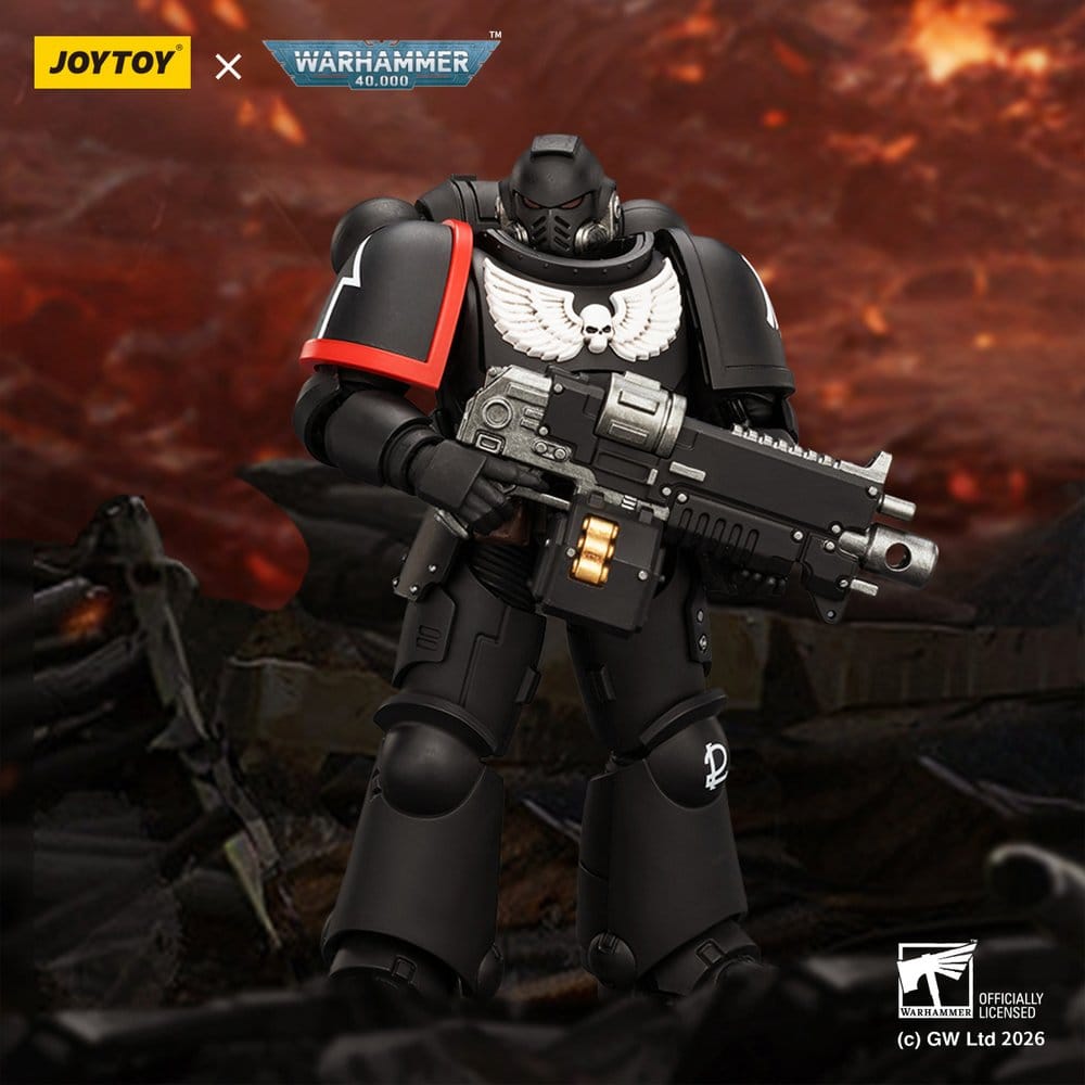 Warhammer 40,000 Action Figure Raven Guard Intercessor 12 cm - Joy Toy Action Figures