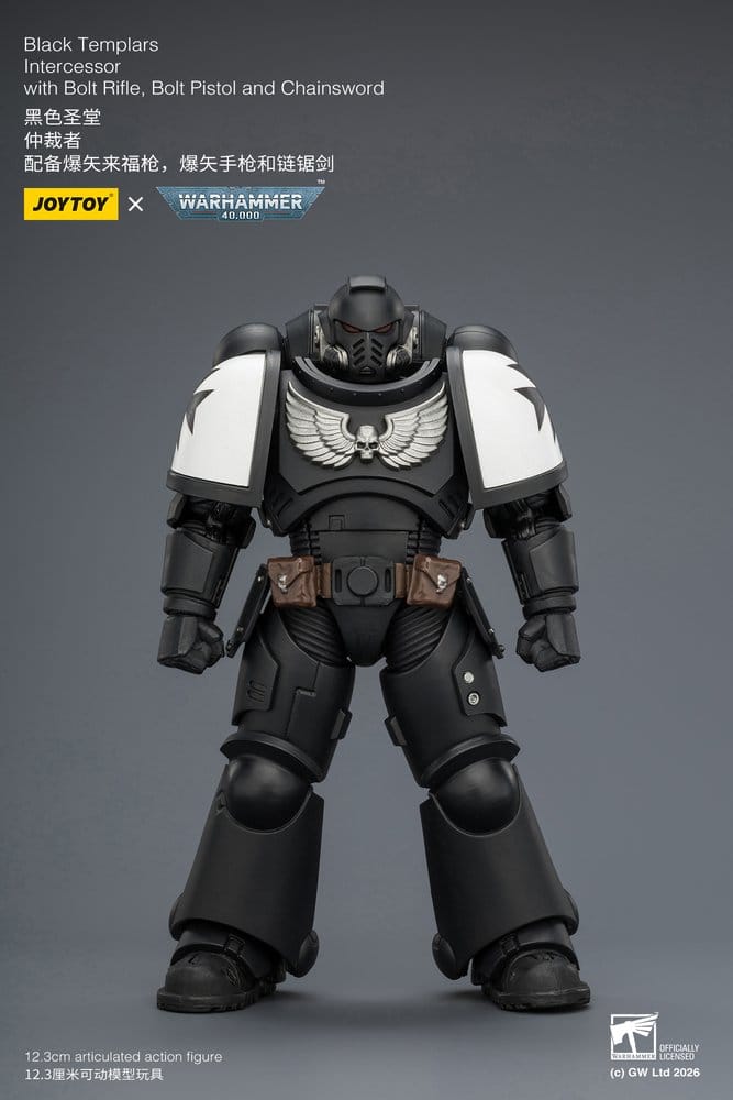 Warhammer 40,000 Action Figure Black Templars Intercessor 12 cm - Joy Toy Action Figures