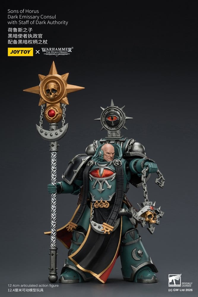 Warhammer The Horus Heresy Action Figure Sons of Horus Dark Emissary Consul 12 cm - Joy Toy Action Figures