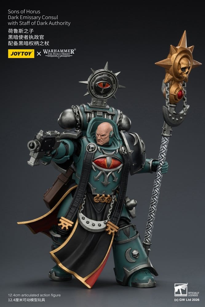 Warhammer The Horus Heresy Action Figure Sons of Horus Dark Emissary Consul 12 cm - Joy Toy Action Figures