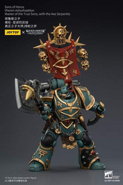 Warhammer The Horus Heresy Action Figure Sons of Horus Vheren Ashurhaddon Master of the True Sons 13 cm - Joy Toy Action Figures