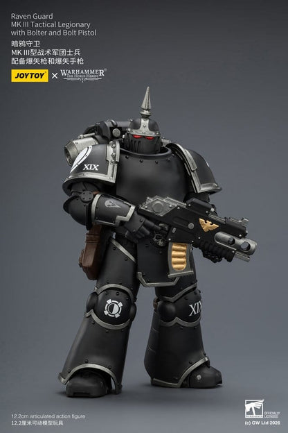Warhammer 40,000 Action Figure Raven Guard MK III Tactical Legionary 12 cm - Joy Toy (CN) Action Figures