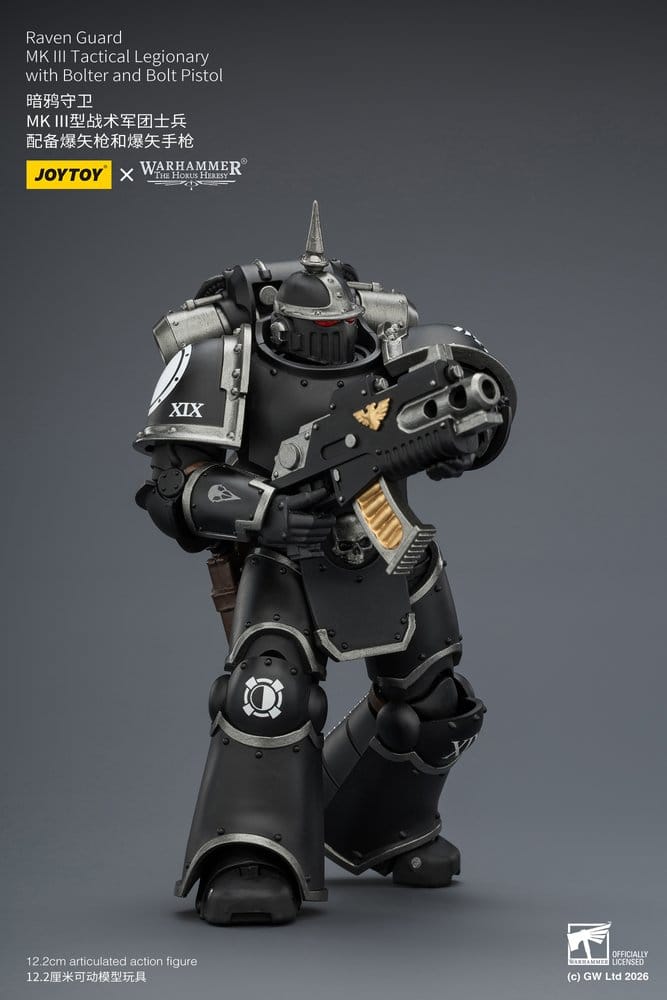 Warhammer 40,000 Action Figure Raven Guard MK III Tactical Legionary 12 cm - Joy Toy (CN) Action Figures