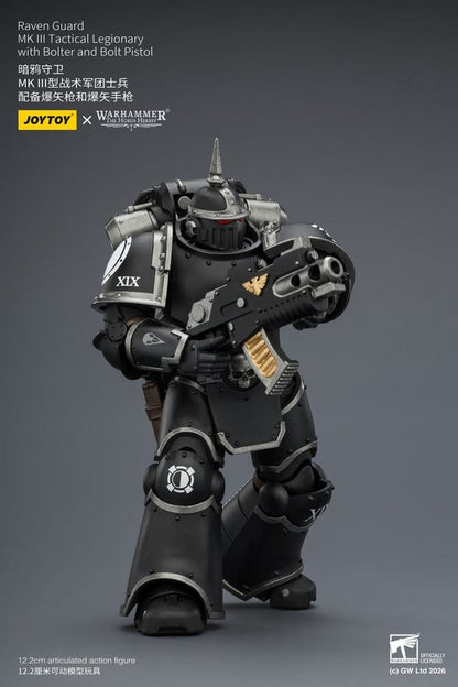 Warhammer 40,000 Action Figure Raven Guard MK III Tactical Legionary 12 cm - Joy Toy (CN) Action Figures