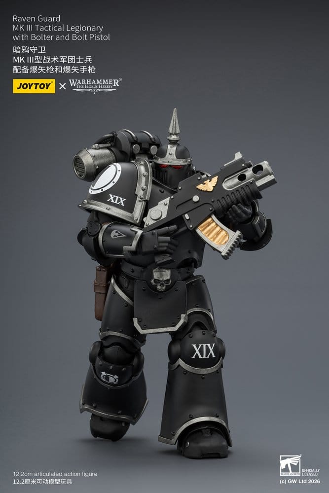 Warhammer 40,000 Action Figure Raven Guard MK III Tactical Legionary 12 cm - Joy Toy (CN) Action Figures