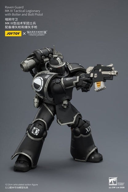 Warhammer 40,000 Action Figure Raven Guard MK III Tactical Legionary 12 cm - Joy Toy (CN) Action Figures