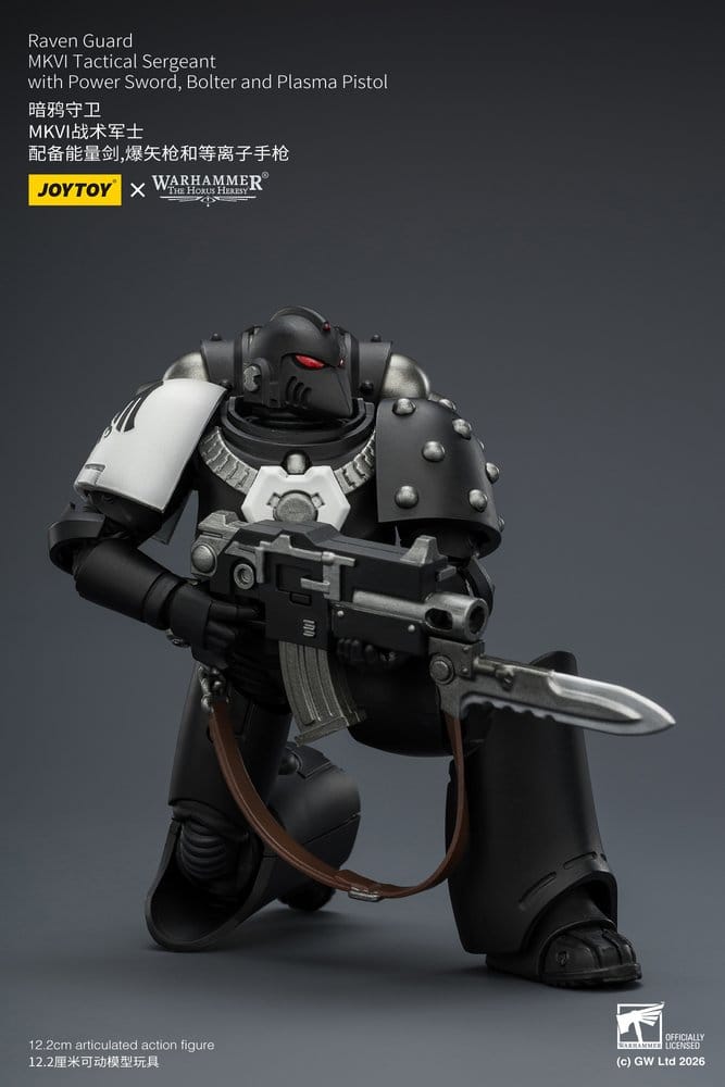 Warhammer 40,000 Action Figure Raven Guard MkVI Tactical Sergeant 12 cm - Joy Toy (CN) Action Figures