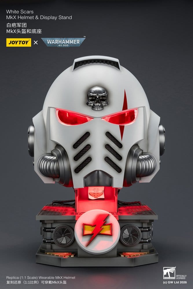 Warhammer 40,000 Helmet with Display Stand White Scars MkX 44 cm