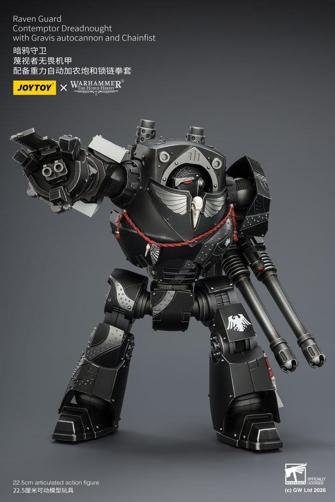 Warhammer 40,000 Action Figure Raven Guard Contemptor Dreadnought 23 cm - Joy Toy (CN) Action Figures