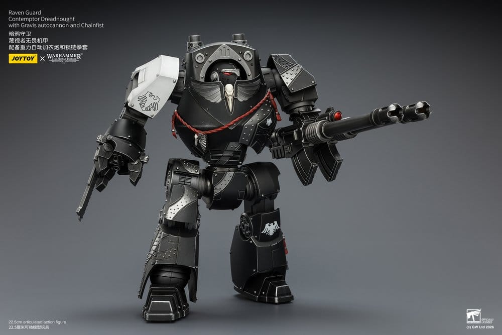 Warhammer 40,000 Action Figure Raven Guard Contemptor Dreadnought 23 cm - Joy Toy (CN) Action Figures