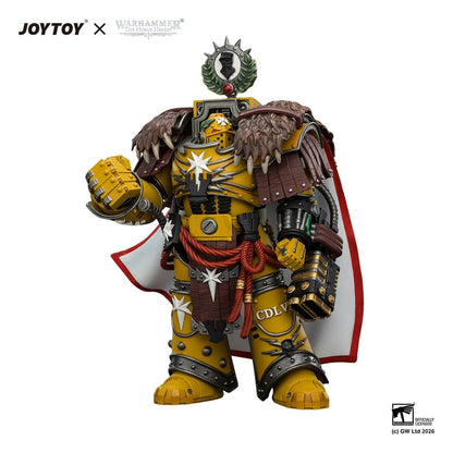 Warhammer Action Figure Imperial Fists Lord Castellan Evander Garrius, The Tyrant of Cthonia 14 cm - Joy Toy Action Figures