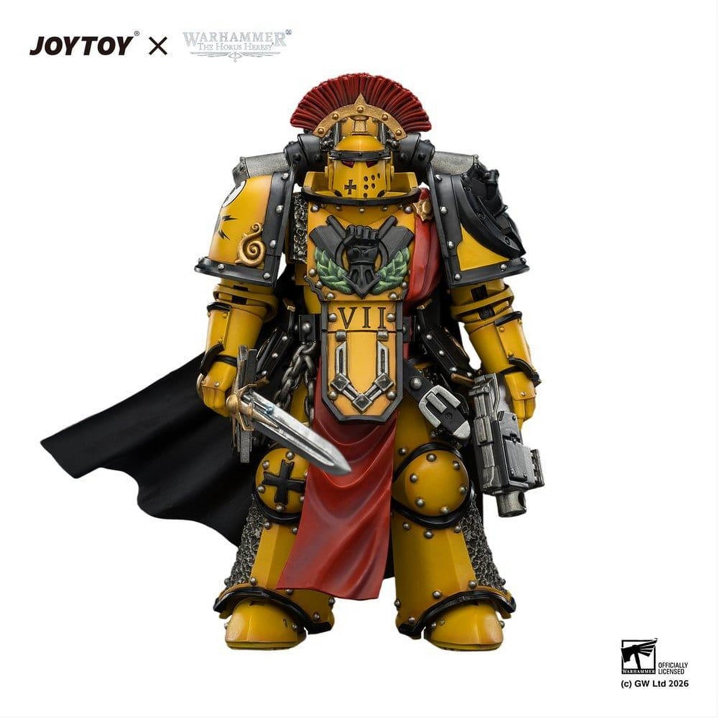 Warhammer Action Figure Imperial Fists Legion Praetor in Mk III Armour 13 cm - Joy Toy Action Figures