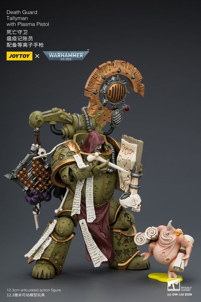Warhammer 40,000 Action Figure Death Guard Tallyman 12 cm - Joy Toy Action Figures