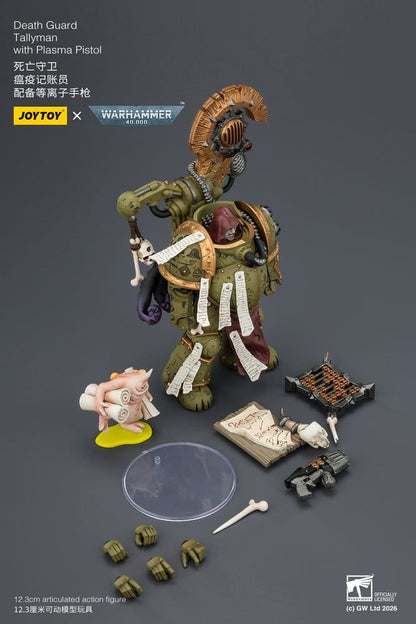 Warhammer 40,000 Action Figure Death Guard Tallyman 12 cm - Joy Toy Action Figures