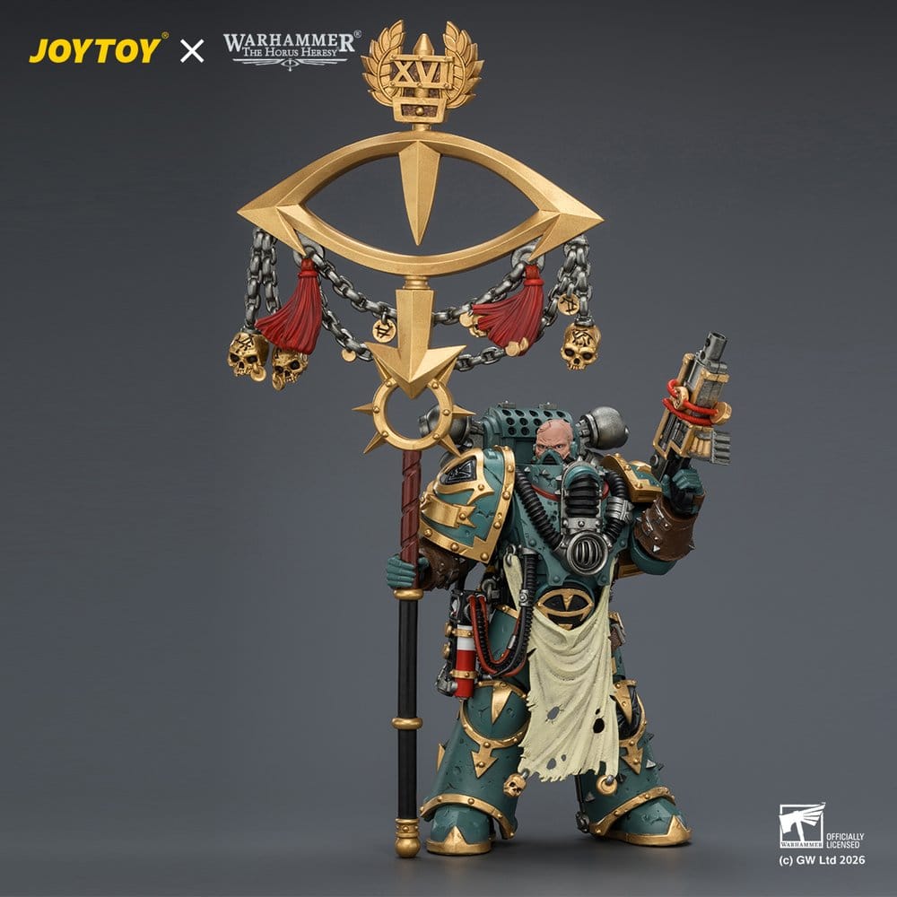 Warhammer Action Figure Sons of Horus Maloghurst the Twisted, the Warmaster's Equerry 13 cm - Joy Toy Action Figures