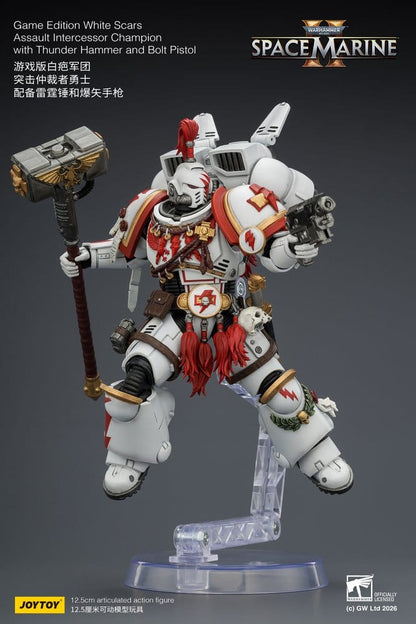 Warhammer Action Figure Game Edition White Scars Assault Intercessor Champion 13 cm - Joy Toy Action Figures