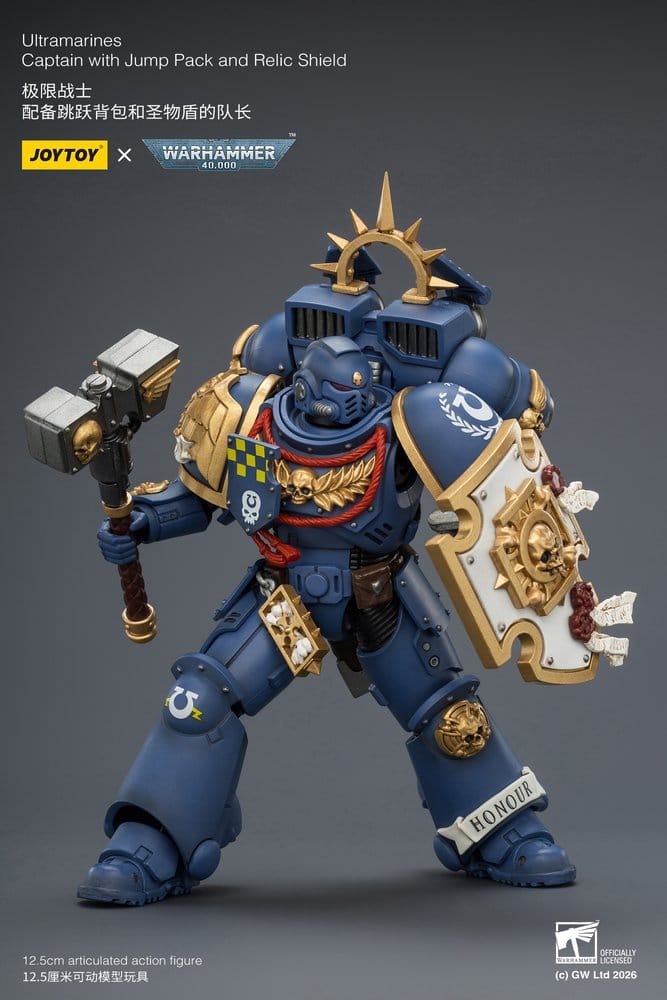 Warhammer Action Figure Ultramarines Captain 13 cm - Joy Toy Action Figures