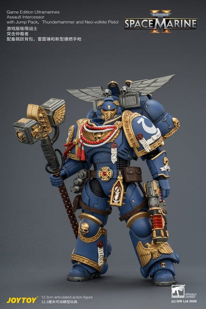 Warhammer Action Figure Game Edition Ultramarines Assault Intercessor 12 cm - Joy Toy Action Figures