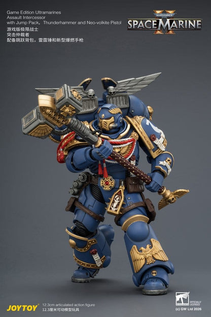 Warhammer Action Figure Game Edition Ultramarines Assault Intercessor 12 cm - Joy Toy Action Figures