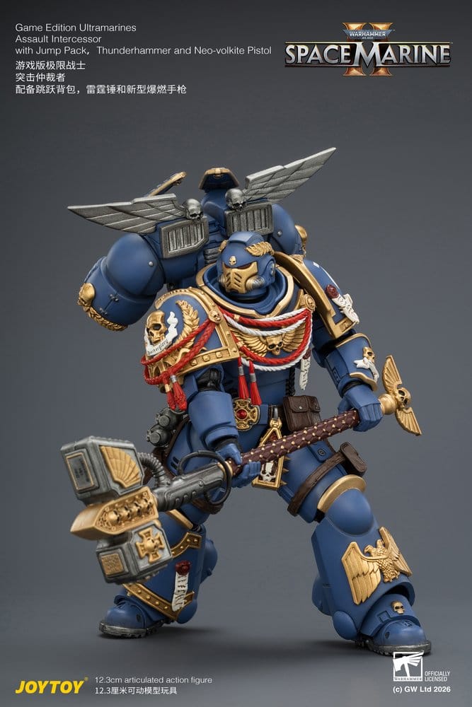 Warhammer Action Figure Game Edition Ultramarines Assault Intercessor 12 cm - Joy Toy Action Figures