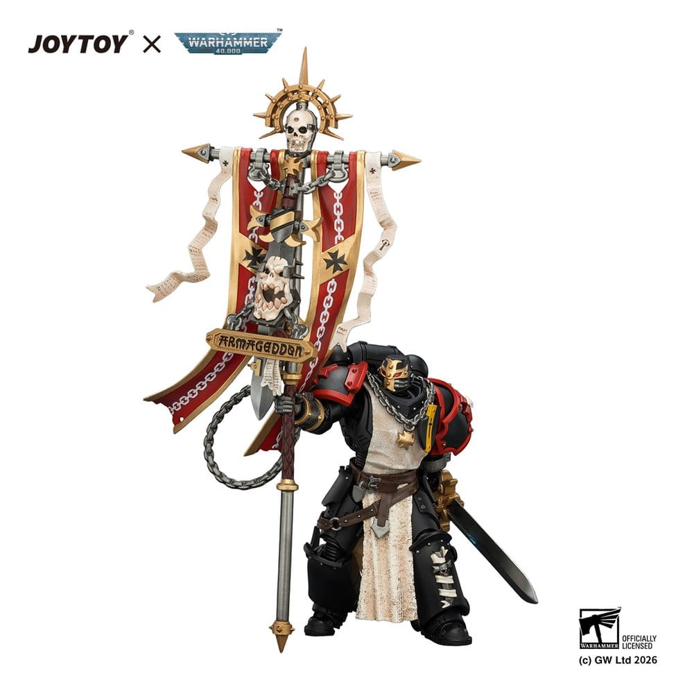 Warhammer Action Figure Black Templars Crusader Ancient 12 cm - Joy Toy (CN) Action Figures