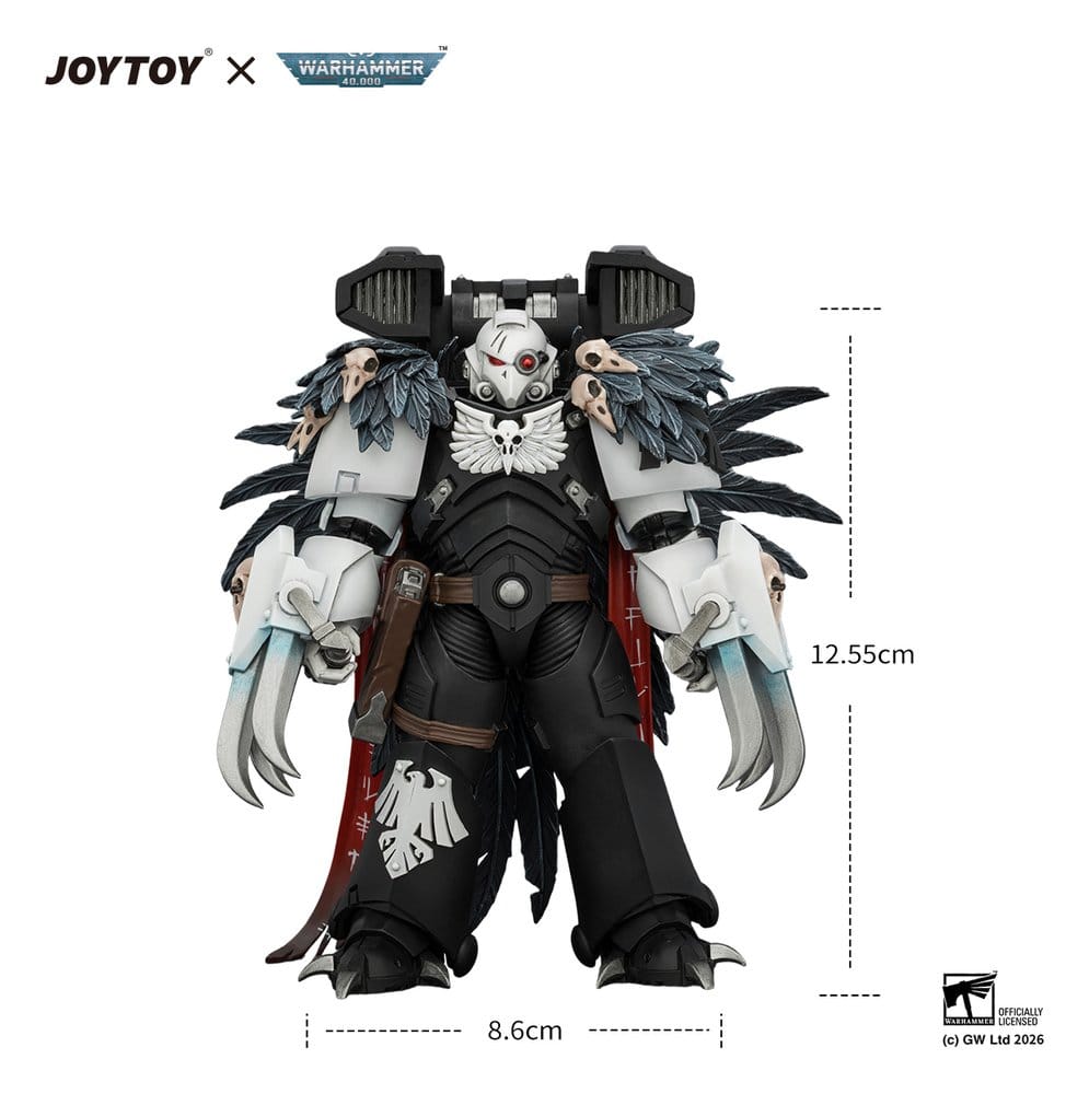 Warhammer Action Figure Raven Guard Chapter Master Aethon Shaan 13 cm - Joy Toy (CN) Action Figures