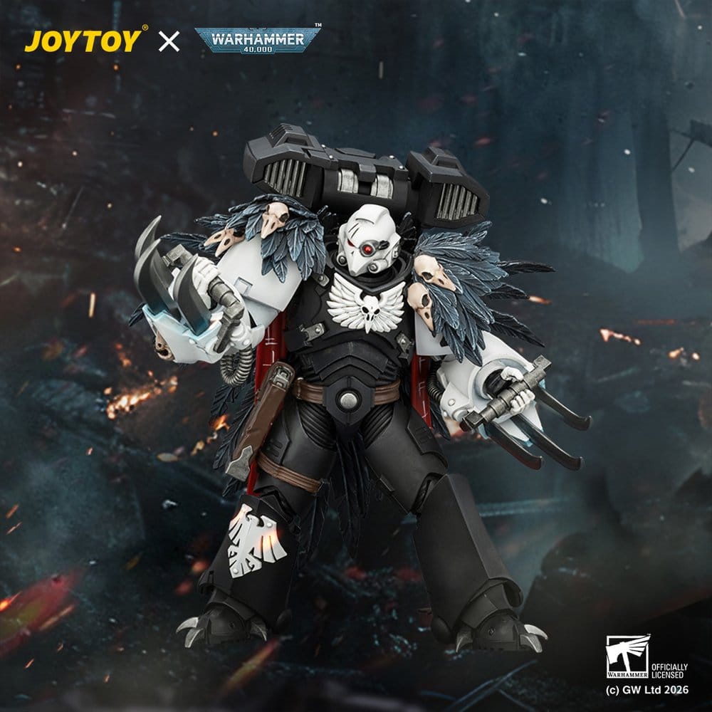 Warhammer Action Figure Raven Guard Chapter Master Aethon Shaan 13 cm - Joy Toy (CN) Action Figures