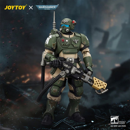 Warhammer Action Figure Astra Militarum Kasrkin 2 with Flamer - Joy Toy Action Figures