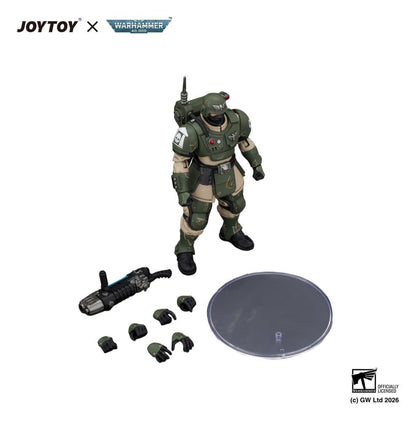 Warhammer Action Figure Astra Militarum Kasrkin 4 with Plasma Gun - Joy Toy Action Figures