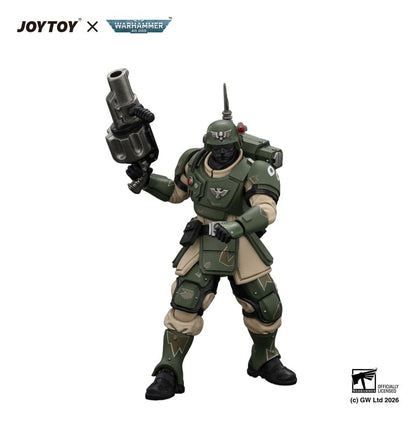 Warhammer Action Figure Astra Militarum Kasrkin 5 with Grenade Launcher - Joy Toy Action Figures