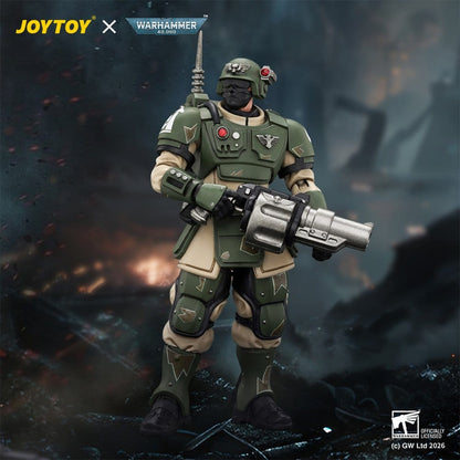 Warhammer Action Figure Astra Militarum Kasrkin 5 with Grenade Launcher - Joy Toy Action Figures