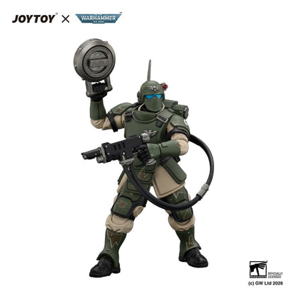 Warhammer Action Figure Astra Militarum Kasrkin 6 with Hot-shot Laspistol - Joy Toy Action Figures