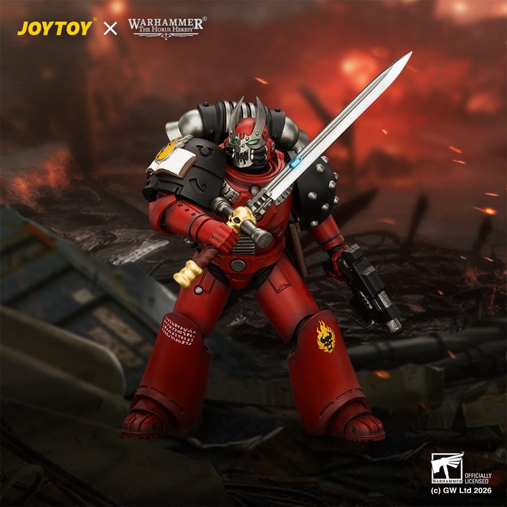 Warhammer The Horus Heresy Action Figure Word Bearers MkVI Tactical Sergeant - Joy Toy Action Figures