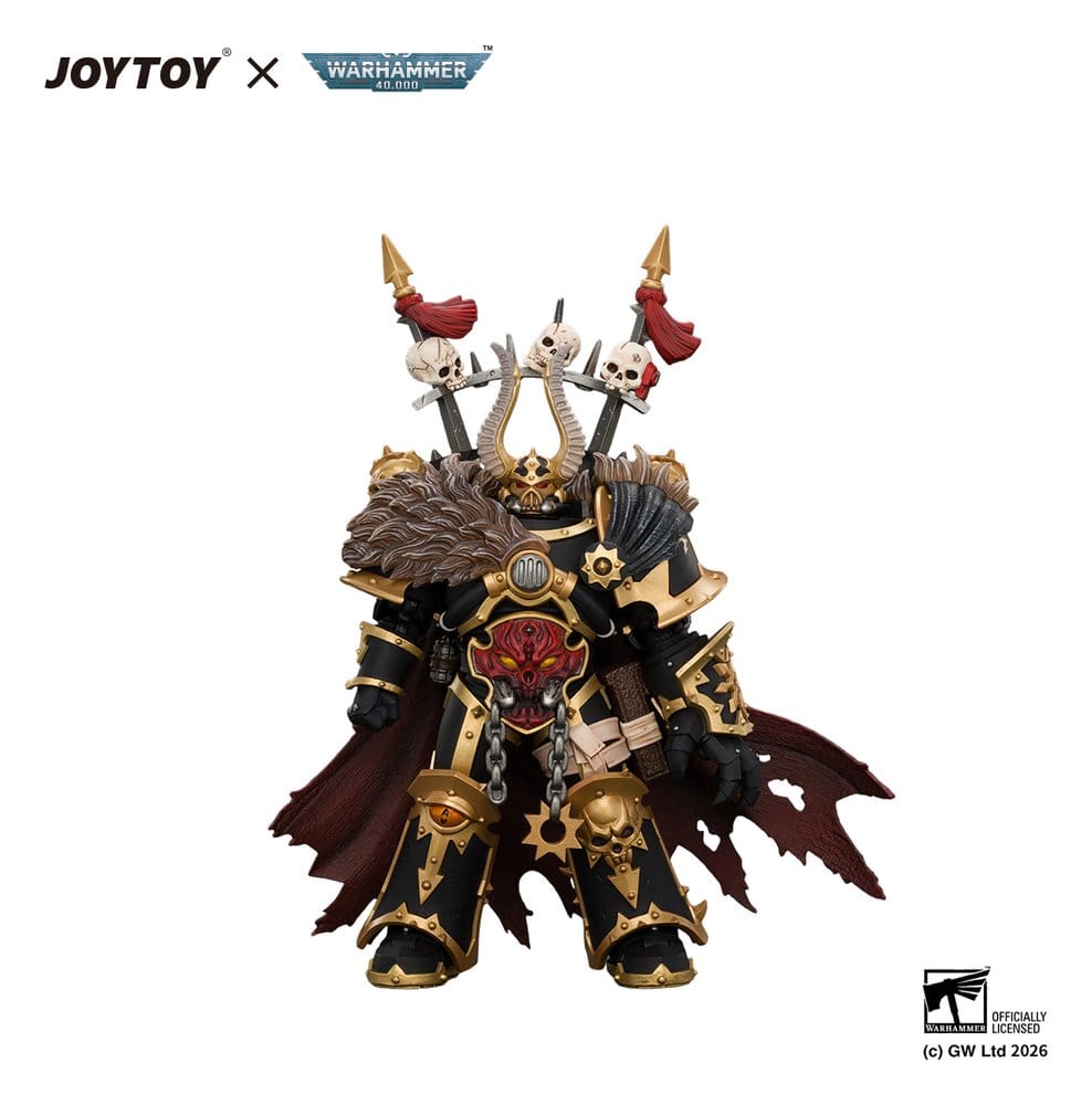 Warhammer Action Figure Black Legion Chaos Lord - Joy Toy Action Figures
