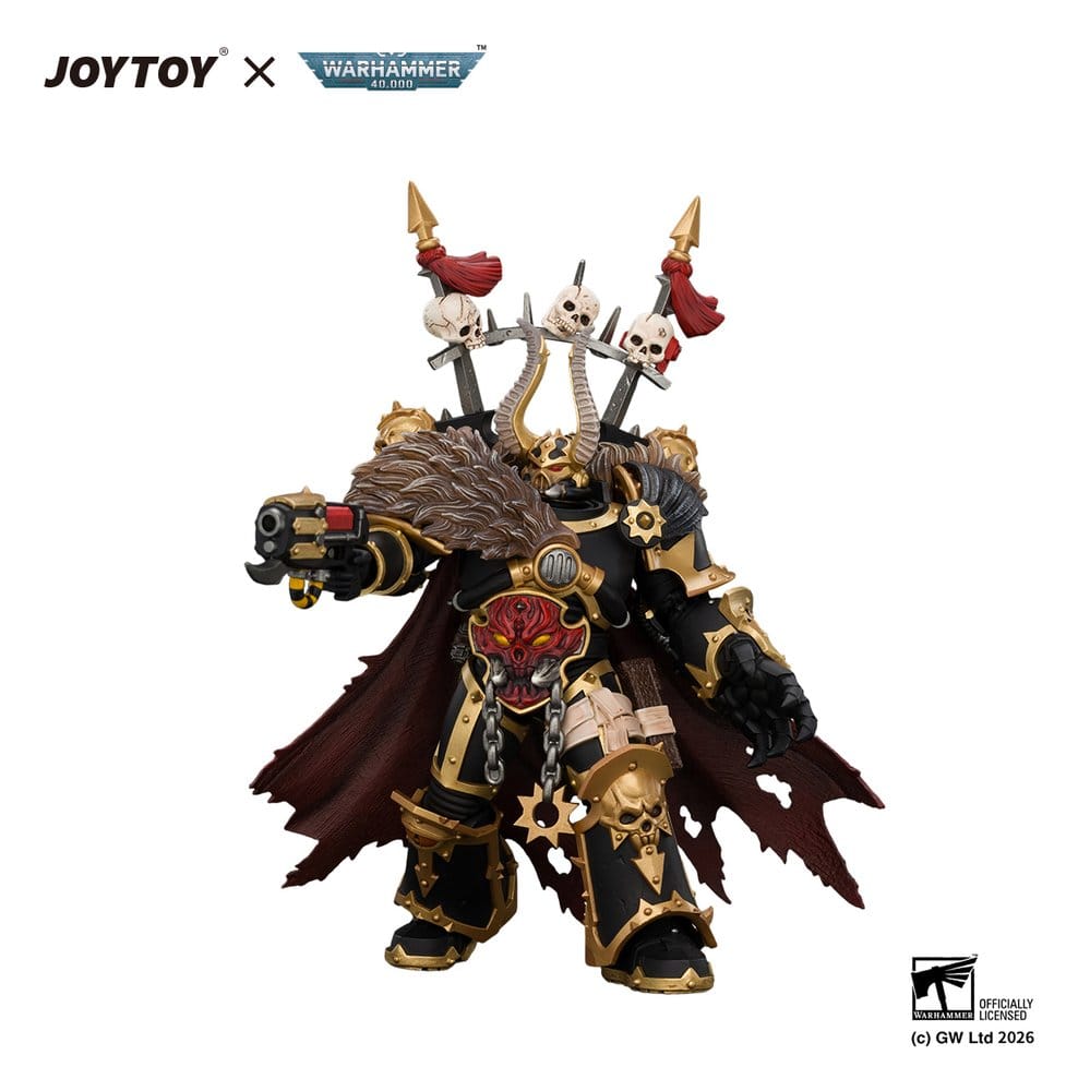 Warhammer Action Figure Black Legion Chaos Lord - Joy Toy Action Figures