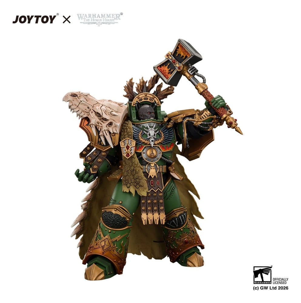 Joy Toy Warhammer Action Figure Salamanders Vulkan, Primarch of the XVIIIth Legion - product gallery image 2 of 4